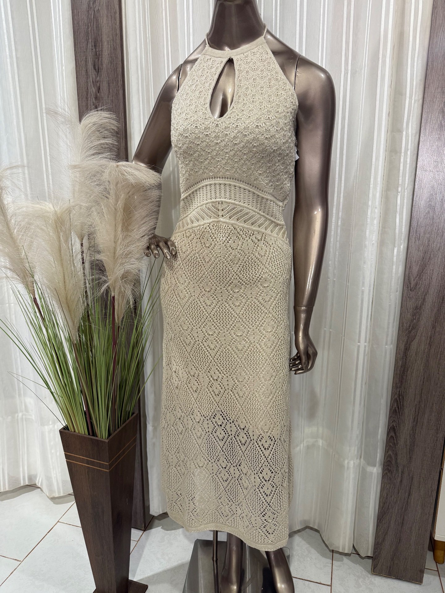 Vestido tricô